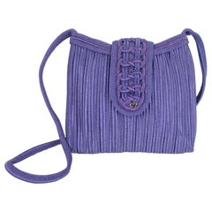 Vintage Nina Ricci Purple Trimming Bag