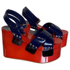 Sandalias con plataforma Miu Miu SS 2017