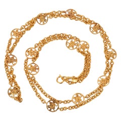 Chanel Golden Metal Necklace, 1990s