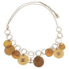 Chanel Collar de metal plateado, 2007