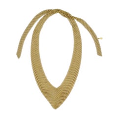 Elsa Peretti for Tiffany & Co. 18k Gold Mesh Necklace