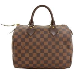 Louis Vuitton Speedy 25 Ebene Damier Canvas City Hand Bag