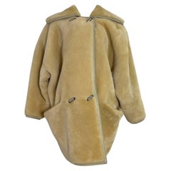 Vintage 80s Gianni Versace sheepskin Coat