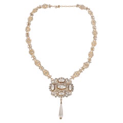 Drama Golden Metal Necklace, 20th Century