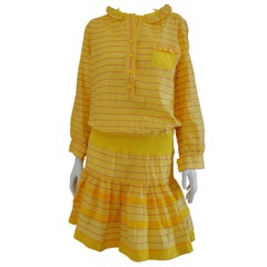 Vintage Sonia Rykiel Yellow cotton Dress