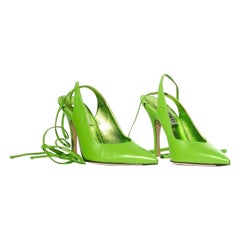 L'Attico Décolleté Sling Back Verdi