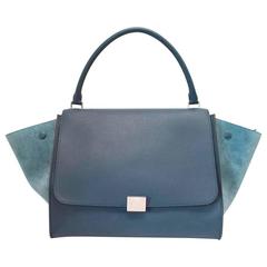 Celine Trapeze Bag with Silver Hardware 1