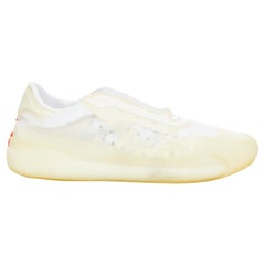 PRADA ADIDAS Luna Rossa 21 white clear rubber mesh sneakers US6.5 EU36.5