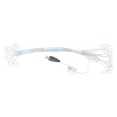 PRADA Plexiglas Fairy Lights clear acrylic black logos USB fairy LED lights
