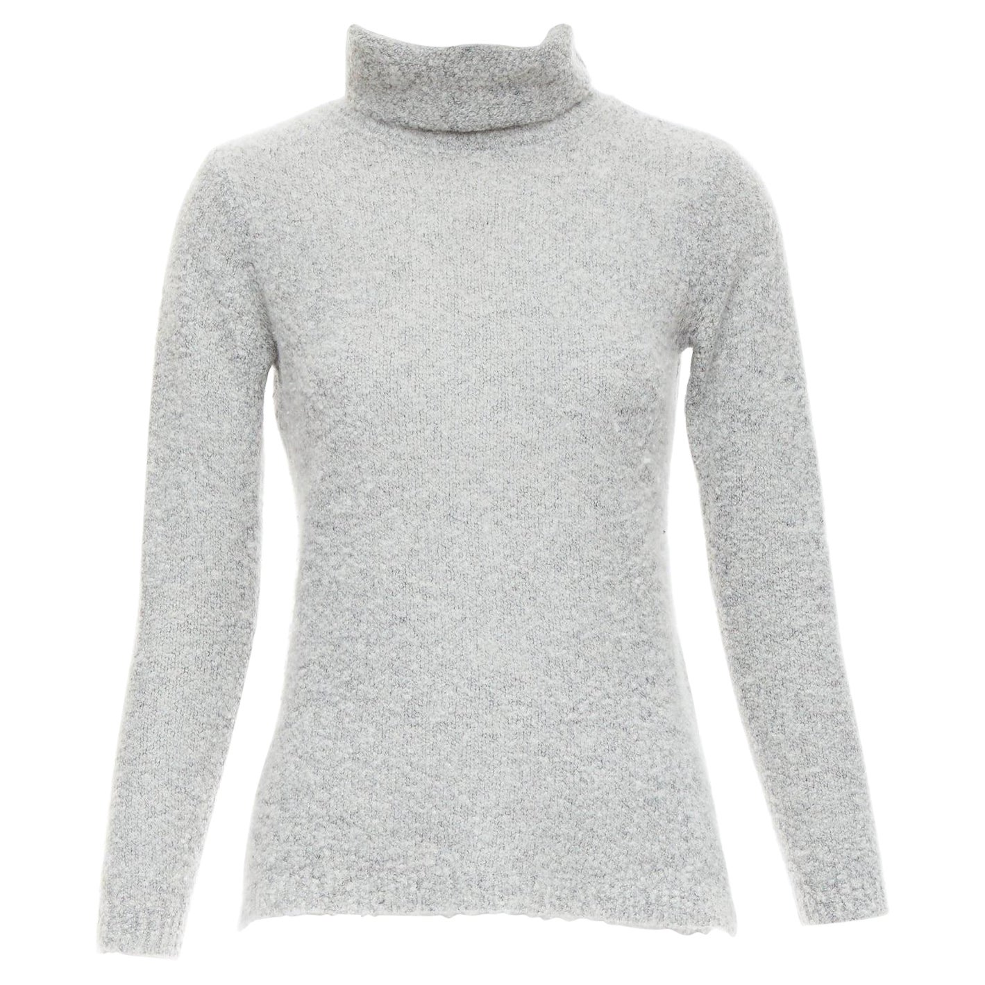 Club CLUB MONACO 100% Kaschmirgrauer Rollkragenpullover in Grau XS