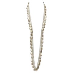 LANVIN ALBER ELBAZ gold hammered coins mesh ribbon embellished long necklace
