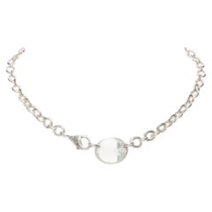 TIFFANY & CO - Collier ras du cou en argent sterling avec pendentif Return To