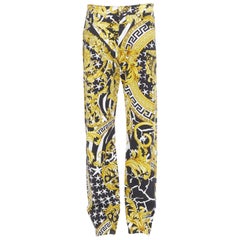 VERSACE Défilé 2019 Savage Barocco Gold Medusa clous de jean IT32