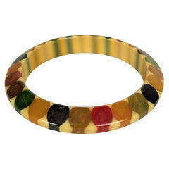 Art Deco Bakelite Bow Tie Bangle, Belle Kogan