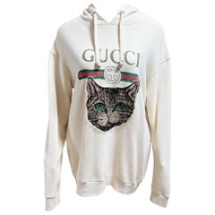 Sudadera con capucha GUCCI Mystic Cat Oversize