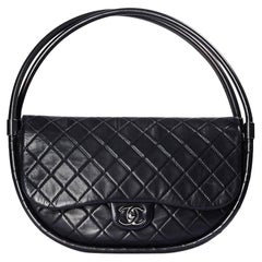 Borsa a Spalla  Chanel Hula Hoop Nera