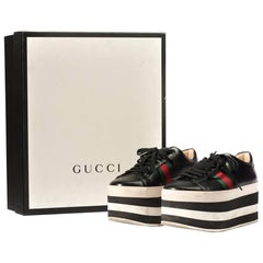 Zapatillas Gucci Peggy Otra Plataforma Nere