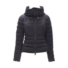 MONCLER GRENOBLE Bear Giubotto black nylon new down puffer jacket Size 1 S