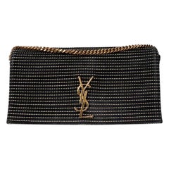 Borsa a Tracolla Saint Laurent 99 Spalla Velluto Nero