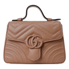Borsa a Tracolla Gucci à poignée Tracolla GG Marmont Rosa