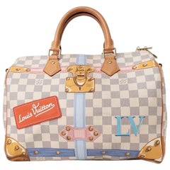 Borsa a Mano Louis Vuitton Speedy 30 Bandouliere Summer Trunk