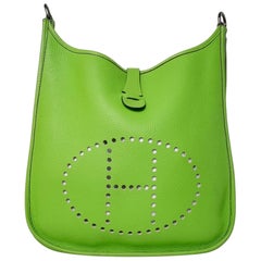 Hermès Sac Evelyne Medium Verde