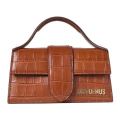 Borsa a Tracolla Jacquemus Le Bambino Mini Cocco Marrone