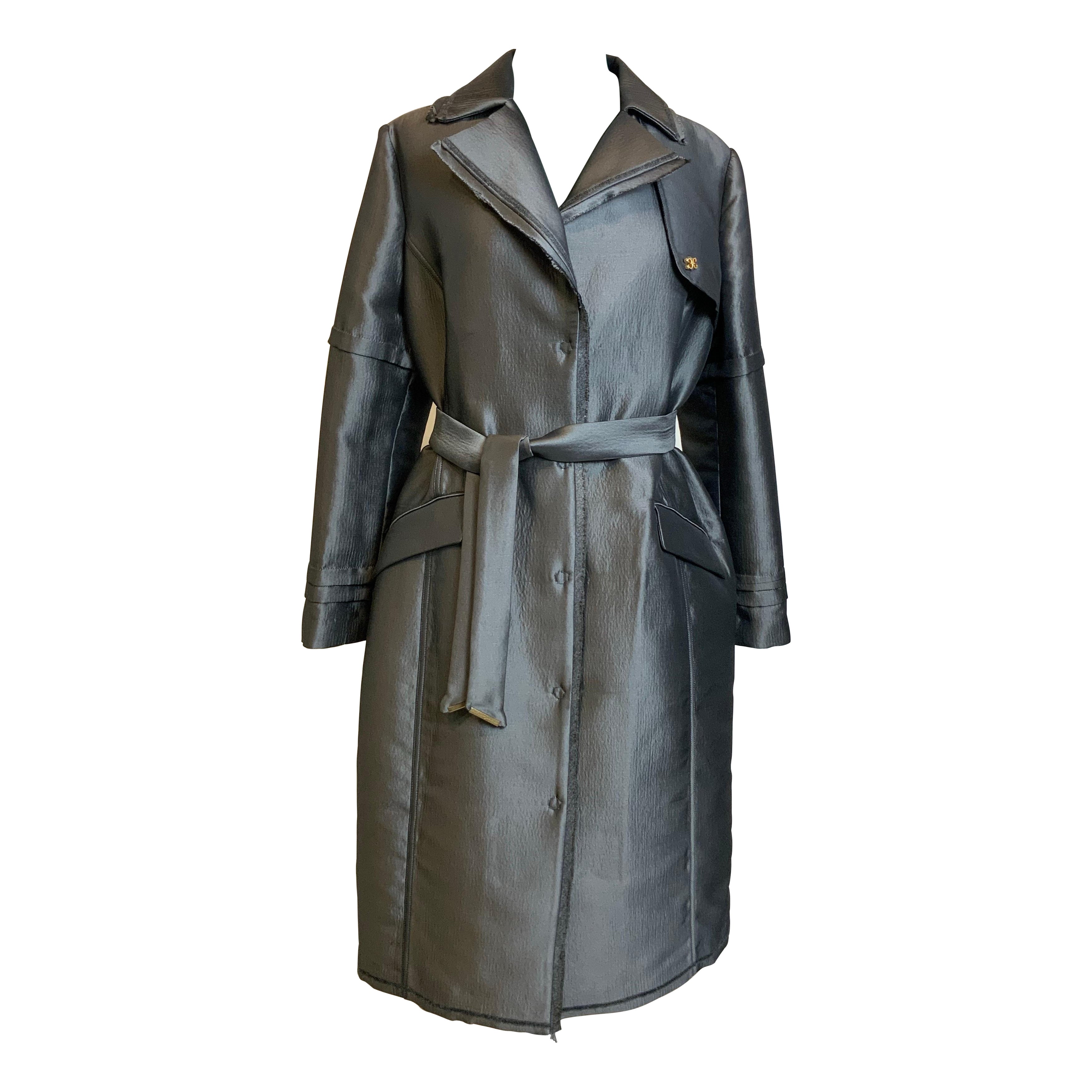 Manteau gris CLASS Roberto Cavalli