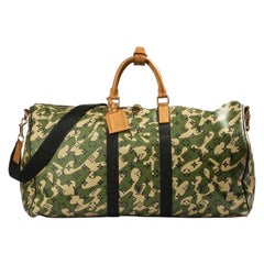 Borsone Louis Vuitton Keepall 55 Bandouliere X Takashi Murakami