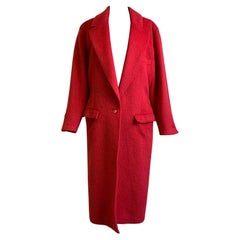 Abrigo largo Gianni Versace vintage de alpaca