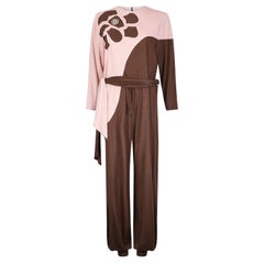 1980s Louis Mari Jersey Jumpsuit