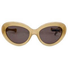 Dolce & Gabbana Beige Cat Eye DG515S 031 Sunglasess 52/17 130mm