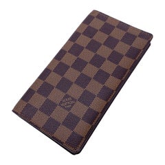 Louis Vuitton Vintage Damier Ebene Canvas Long Bifold Wallet