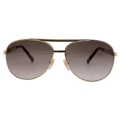 Louis Vuitton Gold Metal Altitude Aviator Z0339U Sunglasses 61/14