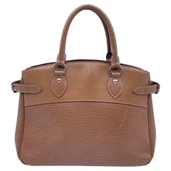 Louis Vuitton Light Brown Epi Leather Passy PM Bag Satchel Tote