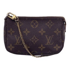 Louis Vuitton Monogram Canvas Pouch Bag Mini Pochette Accessoires