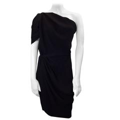 Balenciaga One Shoulder NWT Black Dress 8