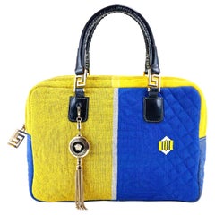 Rare Gianni Versace Medusa Multicolour Tote Bag
