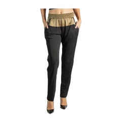 1990S Black & Brown Pants
