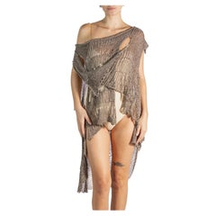 1990S Brown - Pull asymétrique