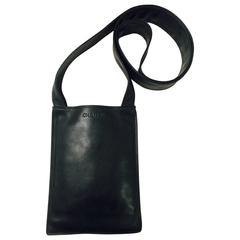 Chanel Deep Hunter Green Lambskin Petite Messenger Bag Serial No. 5789132