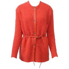 Bonnie Cashin Orange Cardigan 12