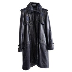 Chanel 14K$ Rare Leather Trench Coat