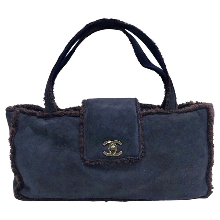 Chanel Suede Vintage - 63 For Sale on 1stDibs