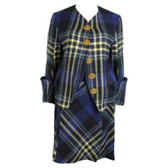 Ensemble de tailleur en laine écossaise Icons Vivienne Westwood