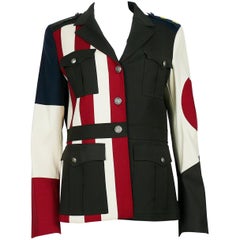 Moschino Military Style Jacket Size USA 12