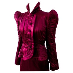Iconic Tom Ford Yves Saint Laurent 2004 Silk Pagoda Jacket  YSL