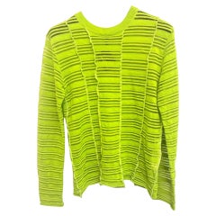 Pull en laine verte Comme Des Garcons, non porté