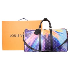 Borsa a Spalla Louis Vuitton Keepall Bandoulière 50 Sunset Multicolor