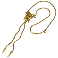 Retro Trifari Fanciful Bolo Style Necklace